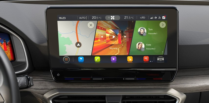écran tactile seat leon 2020